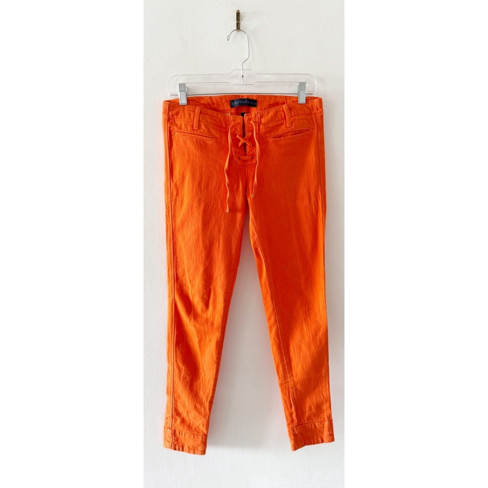 Juicy Couture Low Rise Orange Crop Jeans USA Made